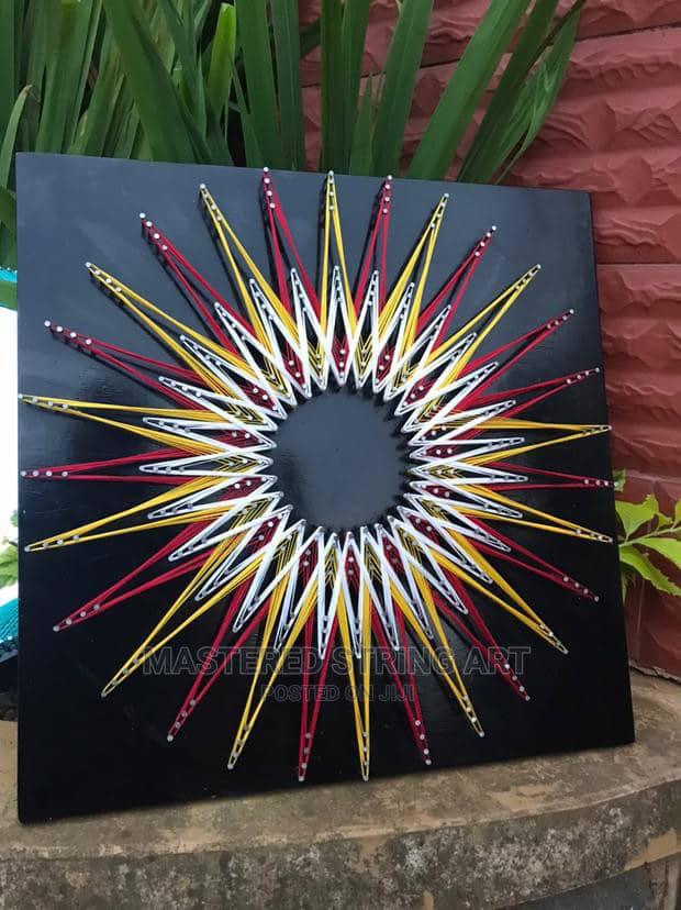 string art piece size 50x50cm