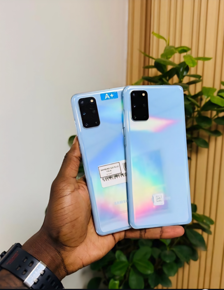 Samsung galaxy S20 plus 
5g internet 
esim support 
strong battery 
12gb ram 
128gb storage 
comes with receipt and warranty