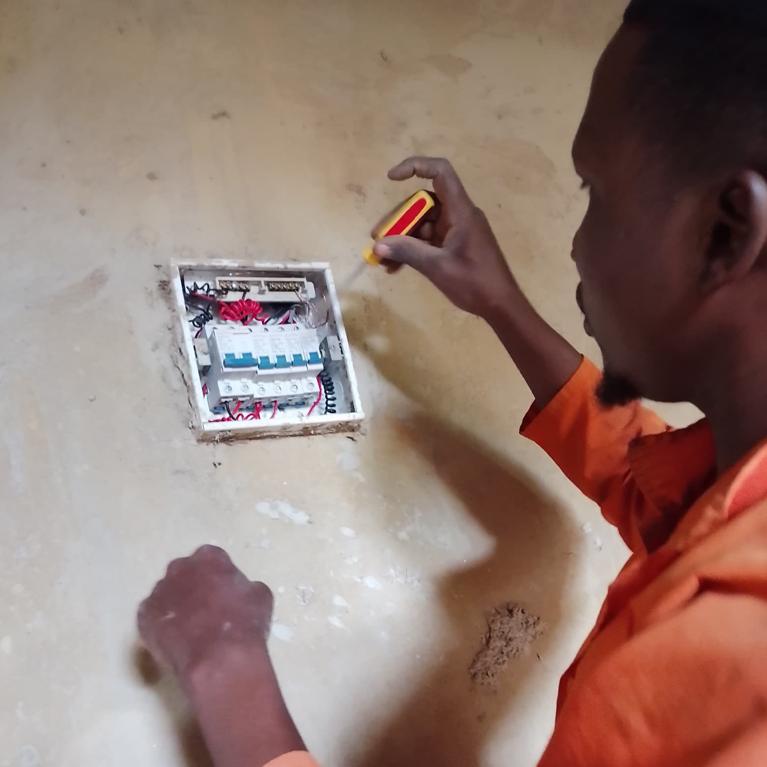 Domestic electric installation 4rooms