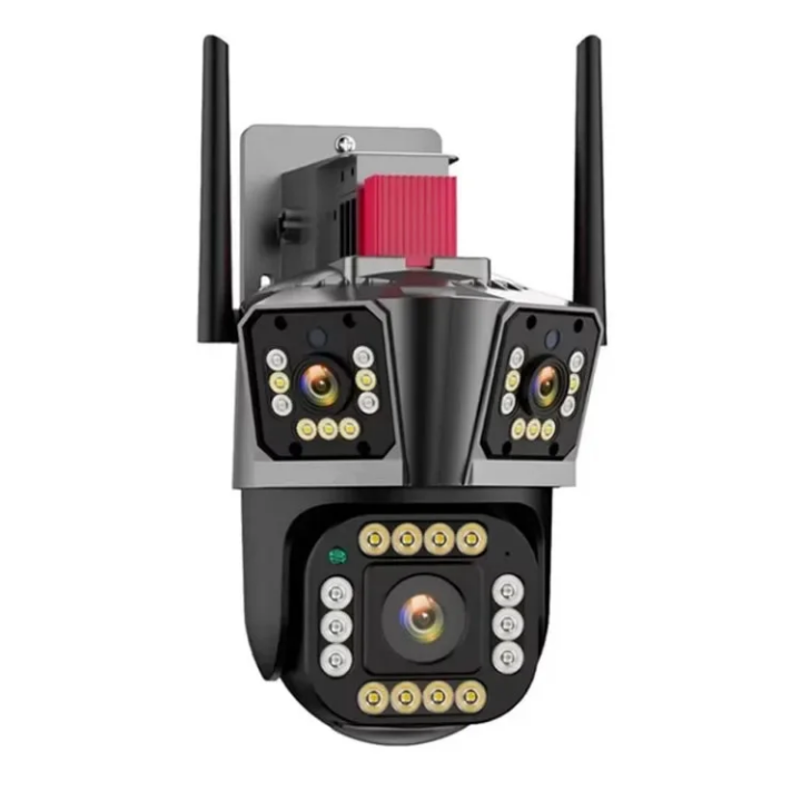 wifi dual lens outdoor camera