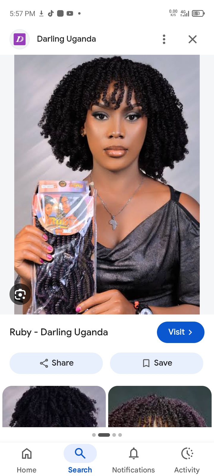 ruby hair