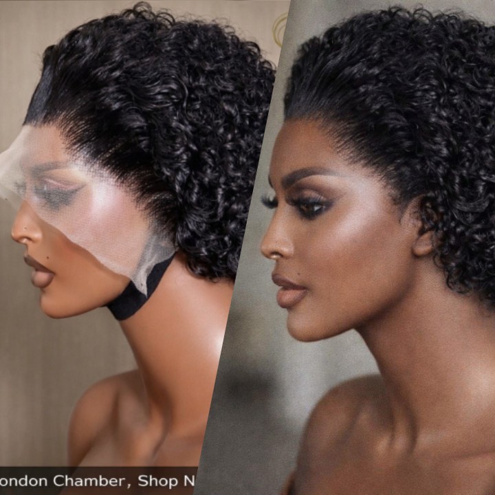 short lace wig