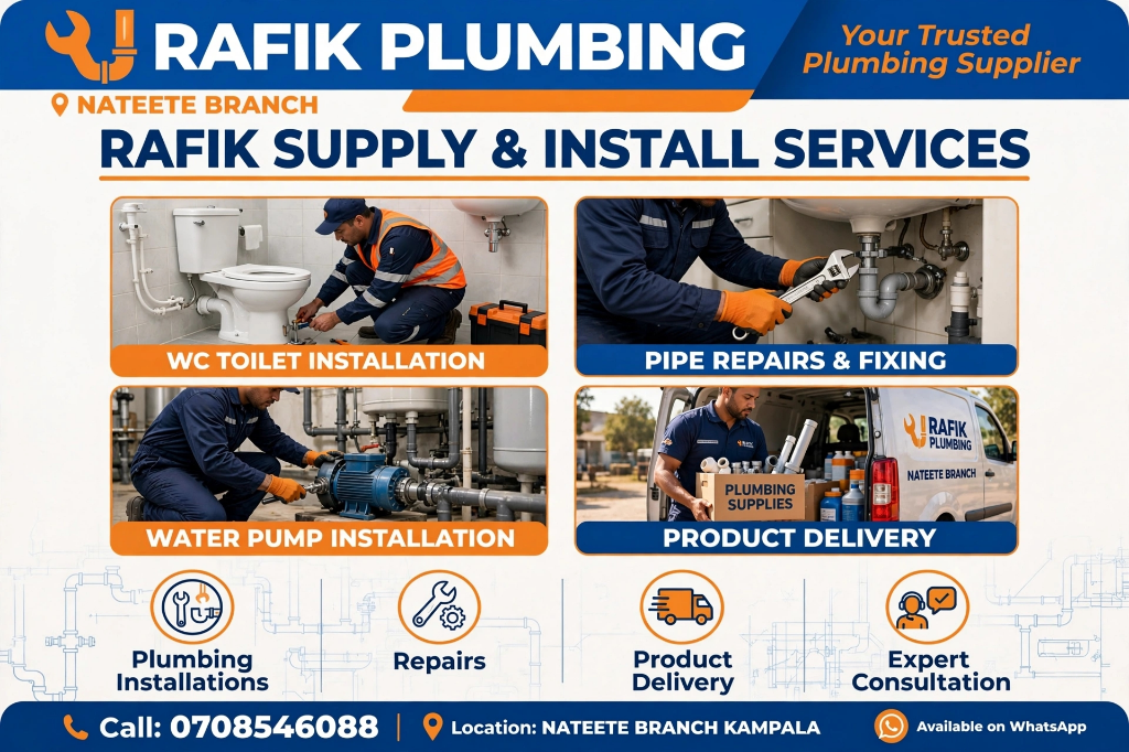 Rafiki supply & install - products + expert fittings