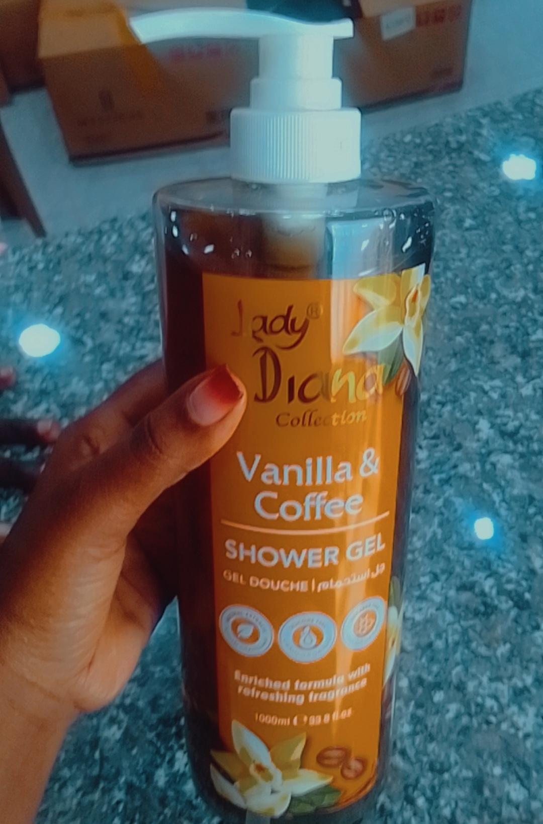 VANILLA AND COFFEE SHOWER GEL