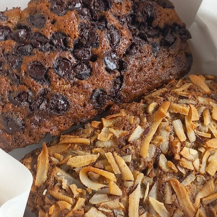 fruit and banana loaves