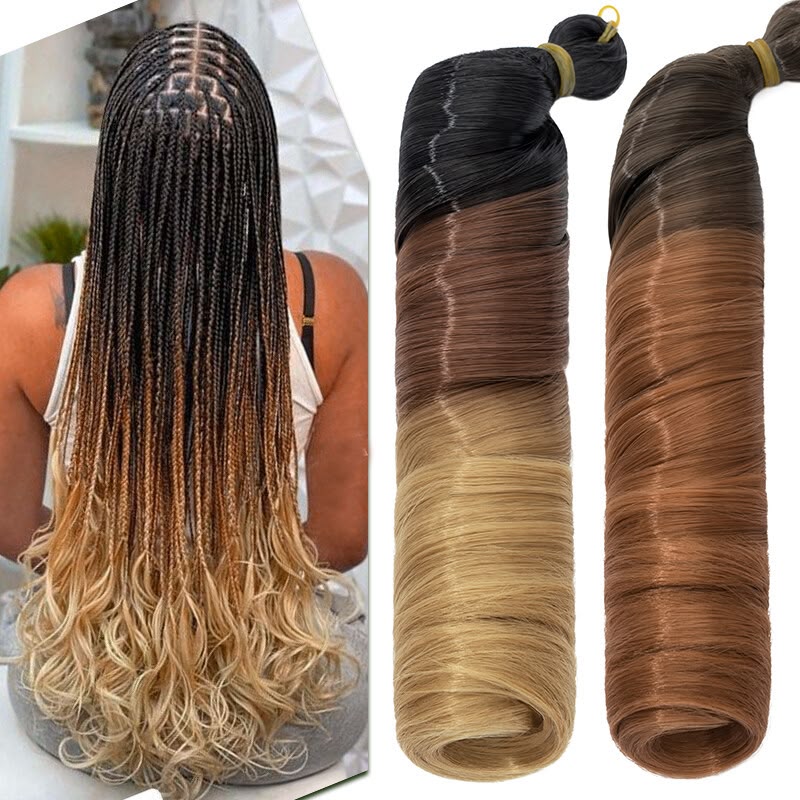 French curl braids