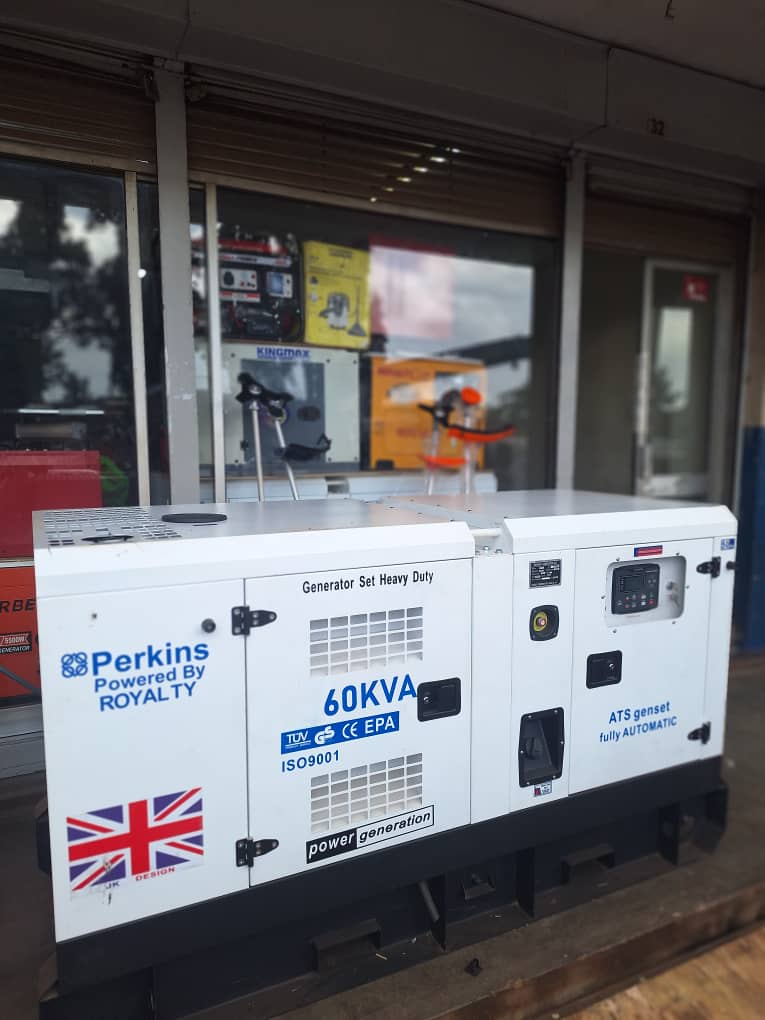 SILENT DIESEL GENERATOR 60kva
