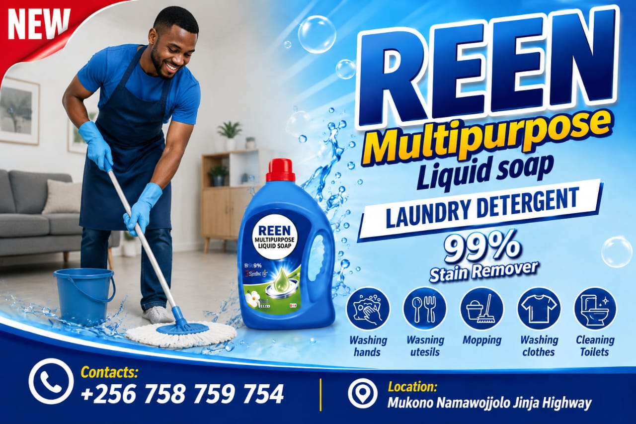 Reen Star bar soap
Reen liquid multipurpose soap
Reen powder detergent