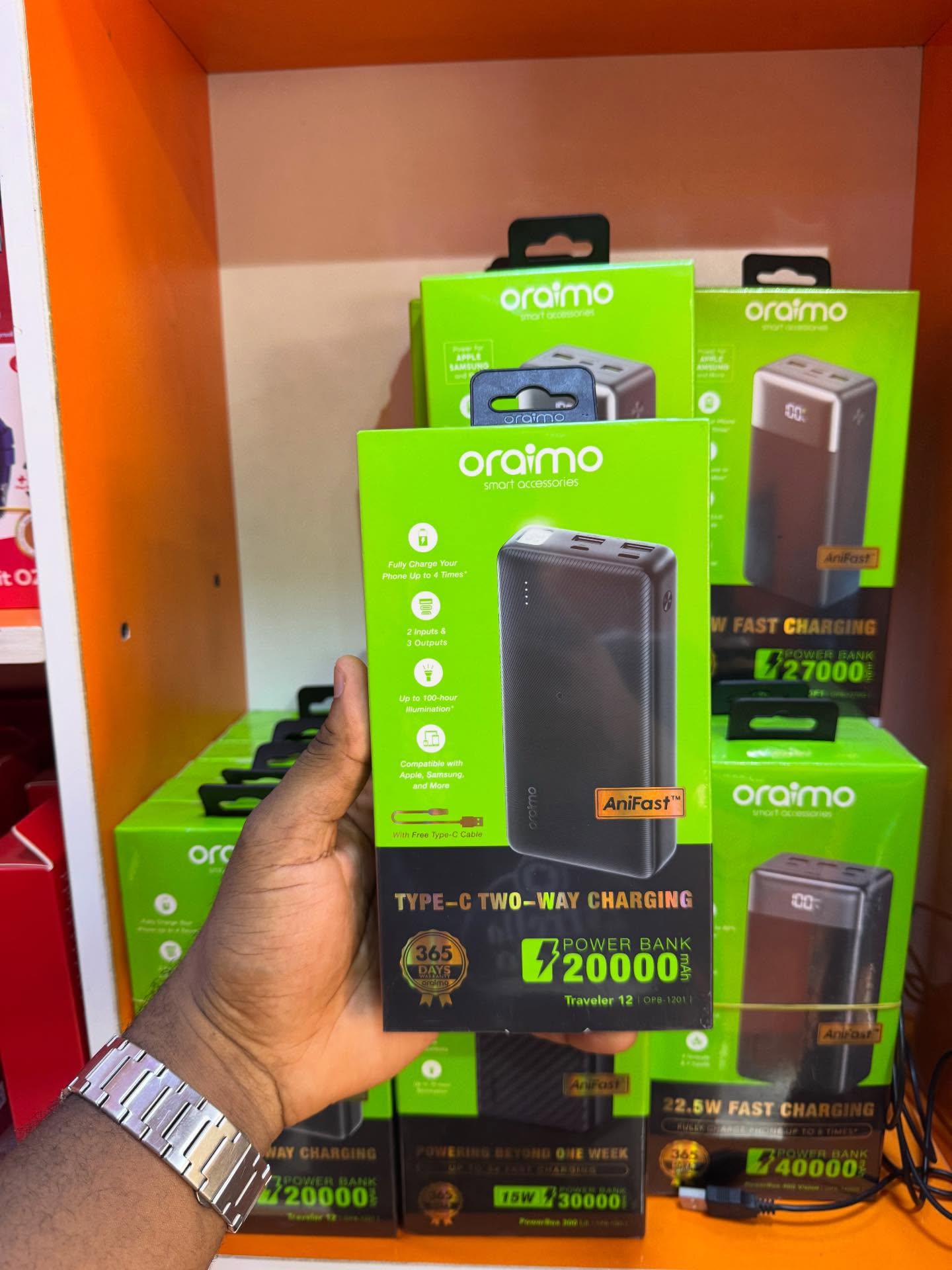 Oraimo power bank 20000mah
