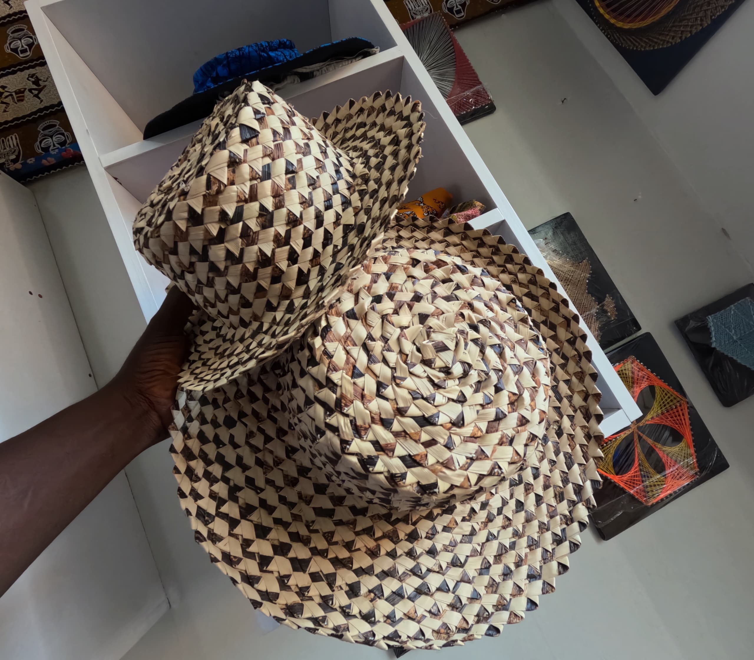 Banana fibre hats
