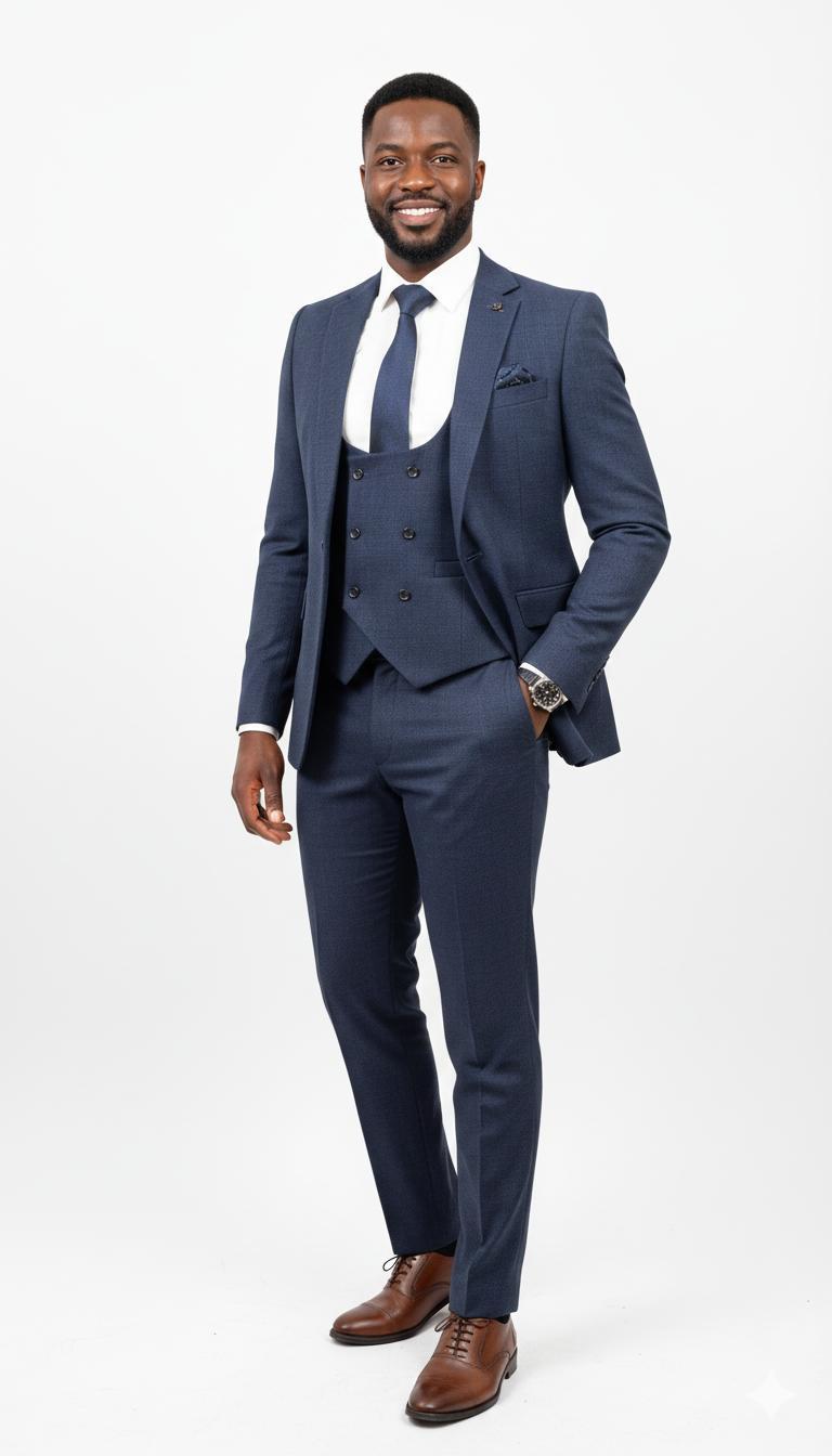 Grey 3piece Turkish suit with a tie and a shirt