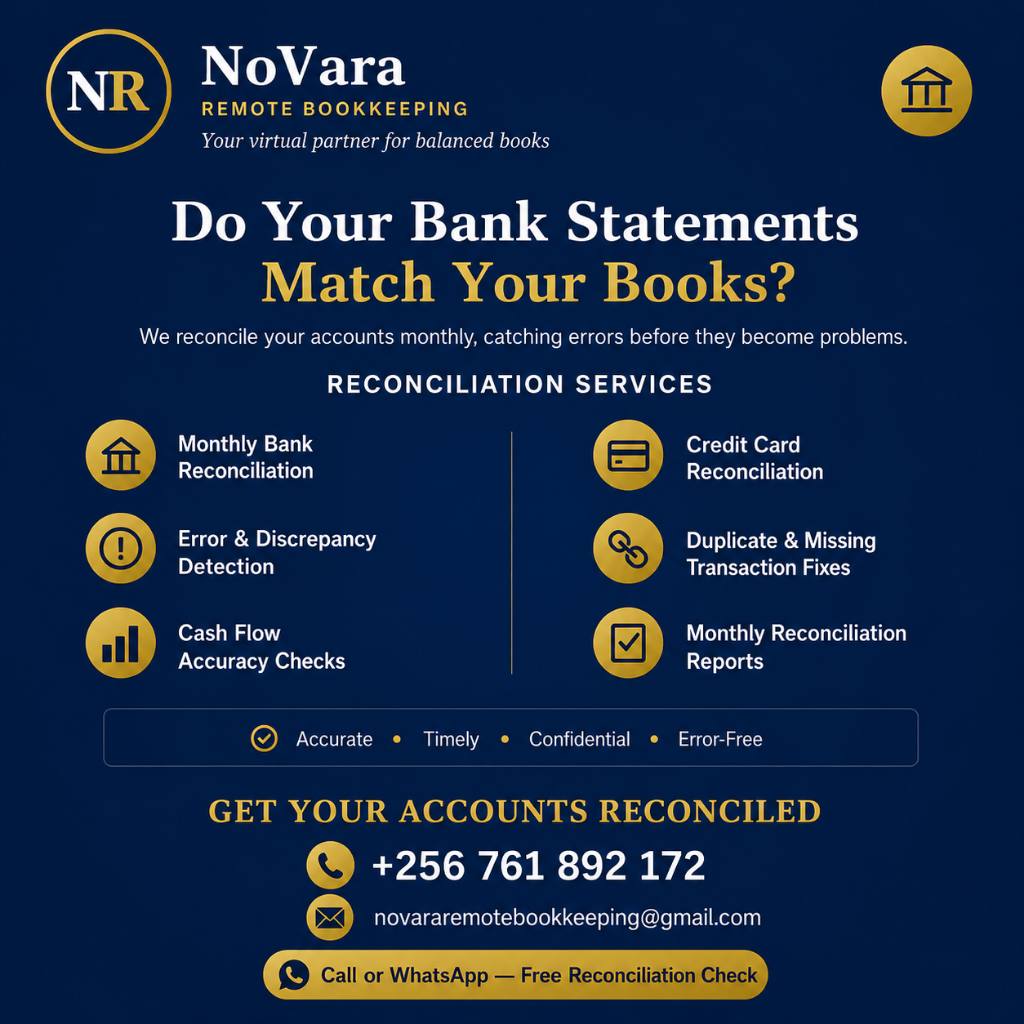 Bank Reconciliation services