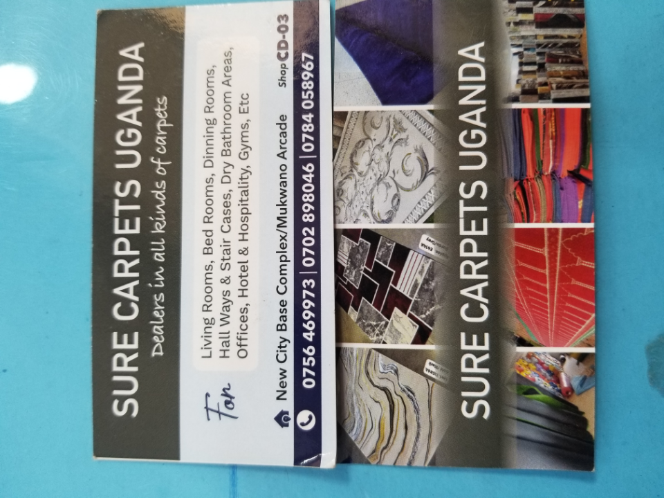SURE CARPETS UGANDA 0756469973