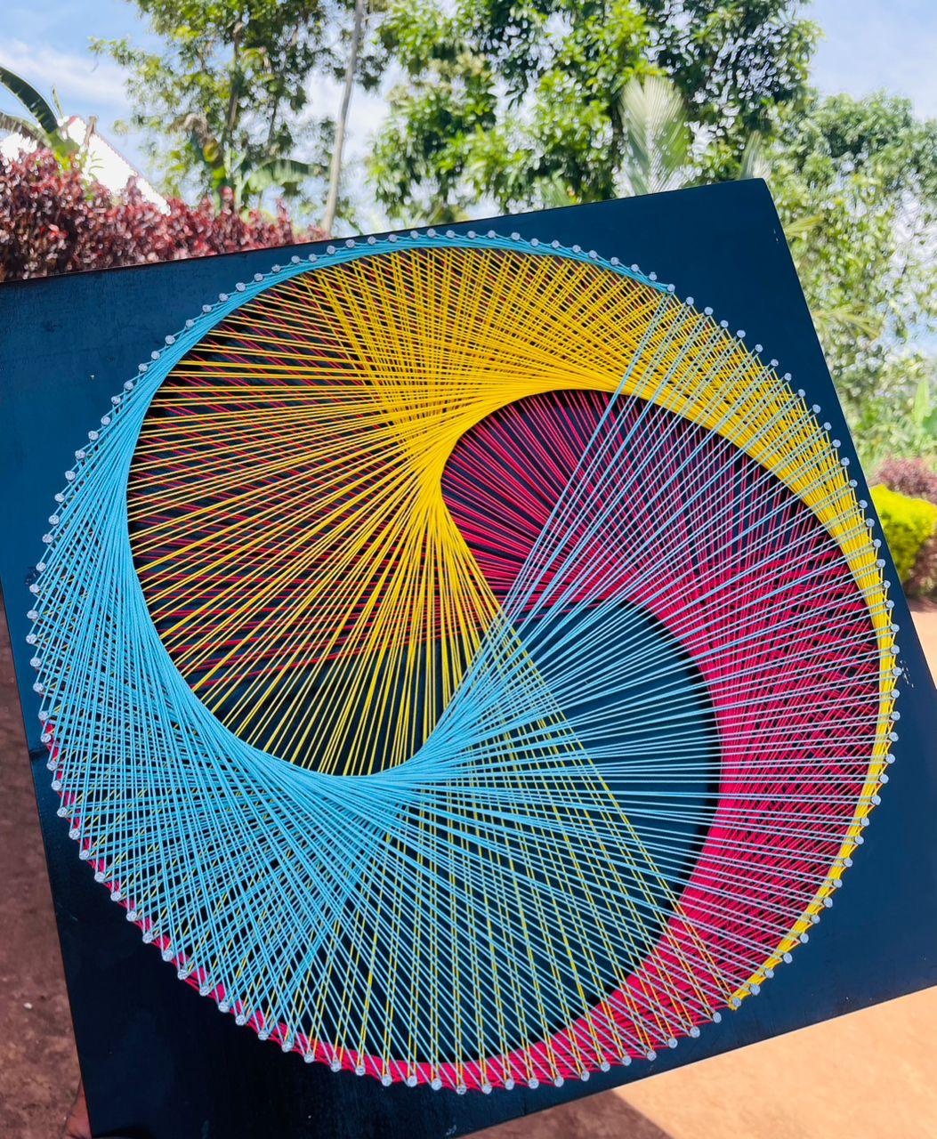 string art size 40x40cm